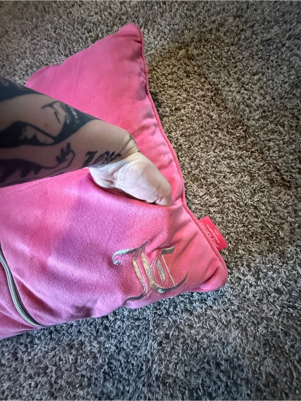Juicy couture throw pillow